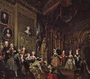 William Hogarth Spanish performances oil painting